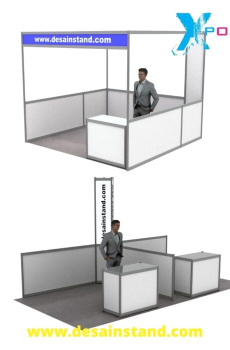 Booth aluminium R8 - Desainstand